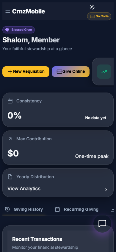 Member Dashboard